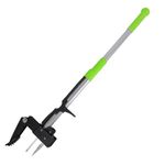 ORIENTOOLS Weeder Tool Weed Puller with Stainless 4 Claws and Foot Pedal, Dandelions Root Remover, Stand Up Lawn Garden Tool steel handle(39.4 inch/100cm)