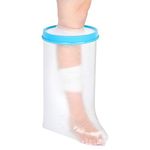 Yosoo Health Gear Lower Leg Cast Cover, Waterproof Short Leg Cast Protector for Child, Reusable Dressing and Bandage Protector for Shower Bath, Watertight Sleeve Cover for Leg Knee Ankle Foot Toe