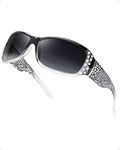 LVIOE Polarized Rhinestone Sunglass