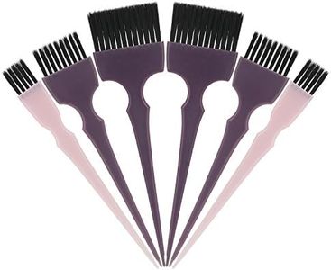 Hair Dye Brush, 6pcs Tint Brush Set Hair Coloring Brushes, Professional Hairdressing Tinting Brush Color Applicator Brush, Hair Bleach Styling Brush for Hair Dyeing Balayage