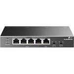 TP-Link 5 Port Gigabit PoE Switch, 1-Port PoE++ in and 4-Port PoE+Out @66 W Desktop, Plug-and-Play, Sturdy Metal with Shielded Ports, Fanless, Limited Lifetime Protection, Unmanaged (TL-SG1005P-PD)