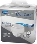 MoliCare Premium Mobile Disposable Pants - Discreet Incontinence Use for Men and Women - 10 Drops - Size XL (130-170 cm Hips) - Pack of 14