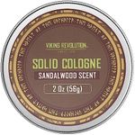 Viking Revolution Sandalwood Mens Solid Cologne Men 2 Oz - Men Solid Perfume with Sandalwood Cologne for Men - Balm Cologne for Mens Cologne Balm Travel Cologne Wax (1 pack, Sandalwood)