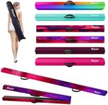 Seven Leap 6ft/8ft Folding Balance Beam, Foldable Gymnastics Balance Beam Foam for Kids and Toddlers，Folding Beam with Non Slip Rubber Base,