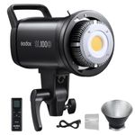 Godox SL100D LED Video Light with Bowens Mount, 100W 5600K CRI 96 TLCI 97 LED Studio Light, 8 FX Light Effect LED Continuous Video Lighting (White Light Version)