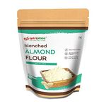 Nutriplato Blanched Almond Flour Vegan [Keto-Friendly, Naturally Protein-Rich, Blanched (Without Skin) Almond Fine Powder] Pouch, 200 g