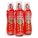 StaySafe All-in-1 Fire Extinguisher, 3-Pack | For Home, Kitchen, Car, Caravan, Camping | The compact extinguisher that tackles multiple types of fire