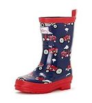 Hatley Boys Printed Wellington Rain Boots, Blue (Red Farm Tractors), 7 US Child / 6 UK Child