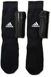 adidas Unisex Socks Guards, Black/White, Large