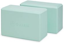 Gaiam Yoga Block - Supportive Latex-Free Eva Foam - Soft Non-Slip Surface with Beveled Edges for Yoga, Pilates, Meditation - Yoga Accessories for Stability, Balance, Deepen Stretches