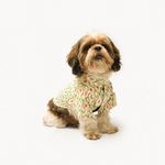 DogsNDude Shirt for Your Pet (Dog,Cat) | Fashion+Casual Wear Dog Clothes | Cotton Dog Shirt | Winter wear Dog Shirt| Pet Etheninc Wear |Cute Print Shirt for Your Furry Babies (S, Olive)