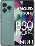 NUU B30Pro 5G AMOLED 6.7” 120Hz | 12GB RAM | Phone for T-Mobile, Mint, Metro, 32MP Selfie +108MP Cam, Dual SIM. MTK Dimensity 7050, 256GB ROM, Green, 1 Year Warranty, for Qlink, Ultra Mobile