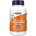 Now Foods L-tryptophan 1000mg, Tablets, 60-Count