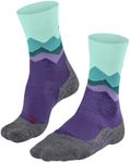 FALKE Women's TK2 Explore Hiking Socks, Purple (Amethyst 8683), 5-6, 1 Pair