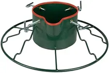 Yard Butler Santa's Helper Easy Fill - Easy to Use & Assemble Christmas Tree Stand - Durable & Sturdy Stand Made with Anti-Rust Steel - Beautiful Addition to Holiday Decor - 6' to 11' Trees - Green