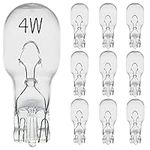 Diximus - Landscape Light Bulbs，Low Voltage Light Bulbs, T5 Malibu Bulbs 4W, Garden Light Bulbs 12V, Wedge Base, Landscape Bulbs 10 Pack