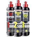 menzerna 250 ml: Heavy Cut Compound 1000 & Medium Cut Polish 2500 & Super Finish 3800 250 ml