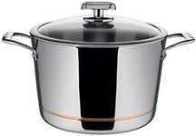 Scanpan Axis Stockpot with Lid, 7.2 Litre Capacity, Black