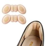 Shoe Bite Protector Heel Cushion Pads Adhesive Anti-Slip Heel Grips Liner Cushions Inserts For Women Men Loose Shoes, Rubbing Back Blister & Heel Pain Relief, Travel Size Protectors for Friction Prevention (1xPair)