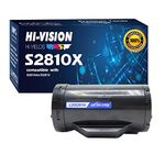 HI-VISION 1 Pack Compatible DELL S2810X High Yield (6,000 Pages, 593-BBMF) Black Toner Cartridge Replacement for H815dw / S2810dn / S2815dn Printers