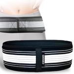 Sciatica pain relief belt - Joint Hip Belt For Back Pain Relief | Hip Belt for Women for Sciatica, Si Joint Pain and for Lower Back Support | Waist Belt for Sciatica Nerve Pain Relief| Lower Back Support Belt for Men | 54” (Fits XXL / XXXL)