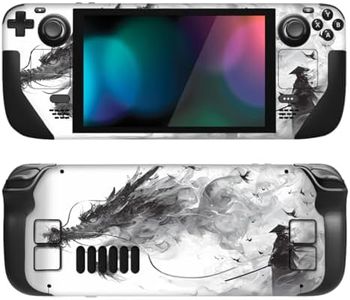 PlayVital Full Set Protective Skin Decal for Steam Deck LCD, Custom Stickers Vinyl Cover for Steam Deck OLED - Mistborn Dragon