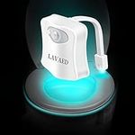 LAVAED Toilet Night Lights 32 Color Changing, Motion Sensor Activated LED Nightlight Toilet Bowl Illuminate Light Bathroom Decor,Gadgets,Fun Gifts Ideas (1Pack)