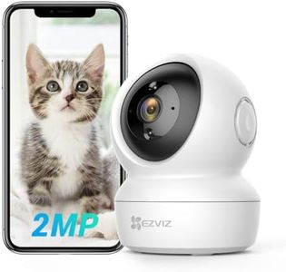 EZVIZ C6N Caméra Surveillance WiFi Intérieure 1080p, Caméra Bébé Pan/Tilt à 360°, WiFi 2.4Ghz, Vision Nocturne Intelligente avec Smart IR, Détection de Movement et Suivi Auto, Audio Bidirectionnel