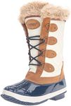 Khombu Women's Andie Snow Boot Tan/Navy 9 M US