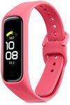 kwmobile Strap Compatible with Samsung Galaxy Fit 2 Strap - Replacement Silicone Watch Band - Dusty Pink