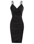 GRACE KARIN Short Homecoming Dress Black Elegant Sexy Tight Party Bodycon Mini Dress XXL