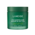 LANEIGE Cica Sleeping Mask: Korean Overnight Mask, Hypoallergenic, Fermented Forest Yeast Extract, Madecassosides, Soothe Stressed Skin, Barrier-Boosting, Dryness, Redness