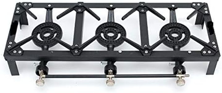 New Triple Cast Iron Large Gas LPG Burner Cooker Gas Boiling Ring Restaurant Catering Outdoor Cooking Camping 15KW