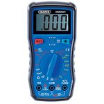 Draper Digital Multi Meter | Voltage Tester | LCD Screen Current Meter | Multi Use Testing Tool | Temperature Reader | 41818