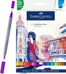 Faber-Castell Goldfaber Aqua Dual Marker Set Of 12
