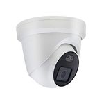 4MP Full-Color Night Vision PoE IP Camera - OEM DS-2CD2347G1-LU,Outdoor Turret Camera with Mic/Audio,4mm Lens,Smart VCA,MicroSD Recording,IK10,IP67 Weatherproof