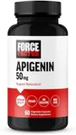 FORCE FACTOR Apigenin Supplement for Relaxation and Stress Support, Powerful Bioflavonoid and Antioxidant, Apigenin 50mg, Premium Quality, Vegan, Non-GMO, 60 Capsules (Packaging May Vary)