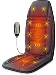 Vibration Back Massager with Heat, Massage Chair Pad with 10 Vibration Motors & 2 Heating Levels, Chair Massager for Recliner, Office Chair, Sofa, Gifts for Mom Dad Woman Man