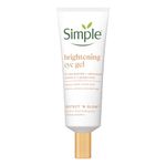 Simple Protect 'n' Glow Brightening Eye Gel Reduces Dark Circles and Relieves Screen-Stressed, Tired Eyes for Sensitive Skin 25 ml