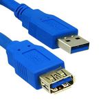 CableWholesale 6-Feet USB Type A Male/Type A Female Extension Cable 3.0 Version Cable (10U3-02106E)