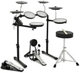VISIONDRUM-PRO Electric Drum Kit with Headphones - Mesh Pads Electronic Drum Set for Kids and Adults