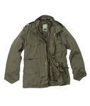 Classic M65 Army Combat Parka Field Jacket Mens Coat Olive Size L