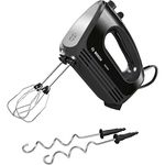 Bosch CleverMixx MFQ2420BGB Hand Mixer, 400 W - Black & Stainless Steel