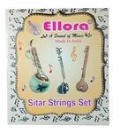 ELLORA MUSICAL -SITAR STRING SET (SET OF 18 STRINGS) (MAIN 7 STRINGS + 11 TARAF STRINGS)