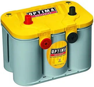 OPTIMA Batteries High Performance D34/78 YellowTop Dual Purpose Sealed AGM Car, Truck and SUV Battery, 750 CCA, Dual Terminal, Maintenance Free, Versitile Mounting