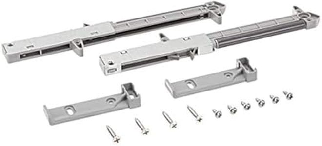 Rok 2-Pack Hardware Soft Close for Wood Drawers/Soft Close Drawer Adapter/Add-On/Retrofit (Gray)