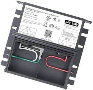 96W 24V Dimmable LED Driver for Lutron & Leviton Dimmer, Triac/ELV/MLV AC to DC Power Supply Transformer for LED Strip Light Dimmable, Constant Voltage Projects, UL&FCC-Listed, Class 2