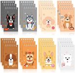 24 Pieces Mini Notebooks Dog Themed