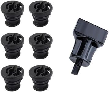 6PCS Car Engine Oil Drain Plug with Oil Drain Plug Removal Tool Replacement OEM#06L103801 No Leak Replacement for VW Audi 1.8L 2.0L TSI,Compatible with Golf GTI Passat Tiguan, A3 A4 A5 Q5 Q7