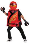 Kai Costume for Kids, LEGO Ninjago Legacy Themed Basic Character Accessories, Single Child Size